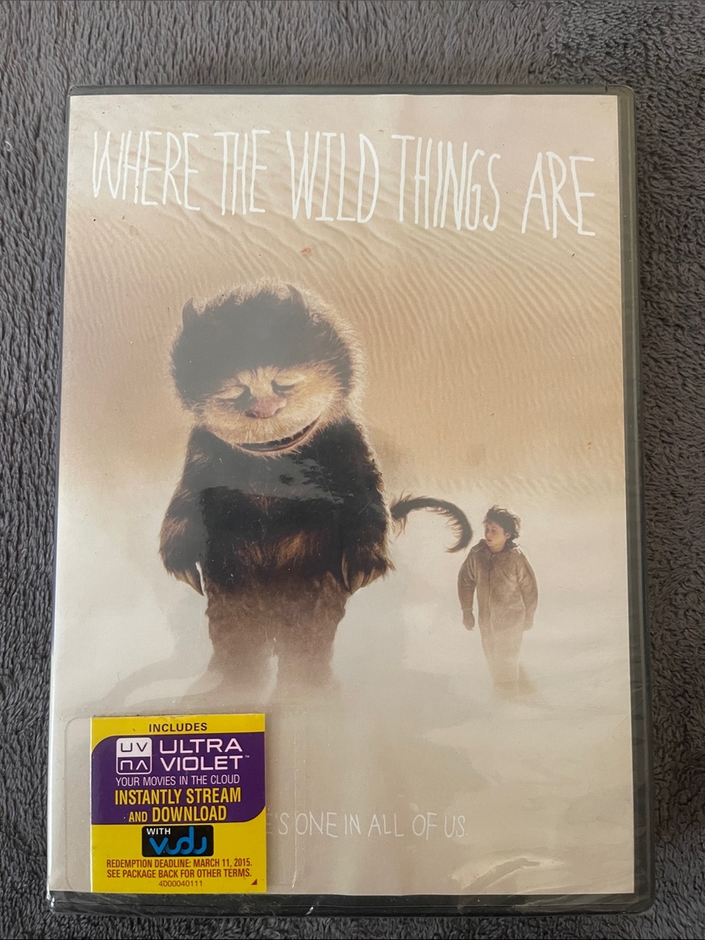 NWT Where The Wild Things Are Kids DVD
